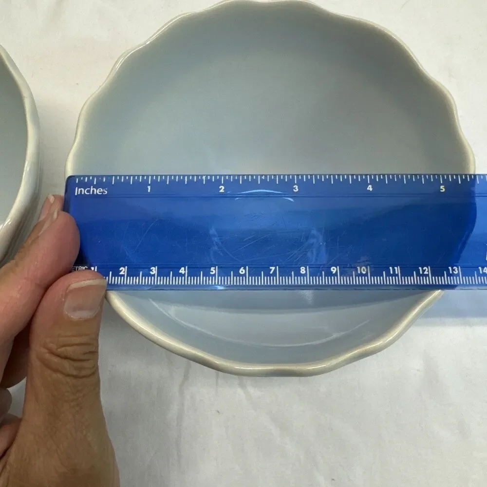 Matceramica Catarina de Braganca Blue Footed Soup Cereal Bowl Set Of 2